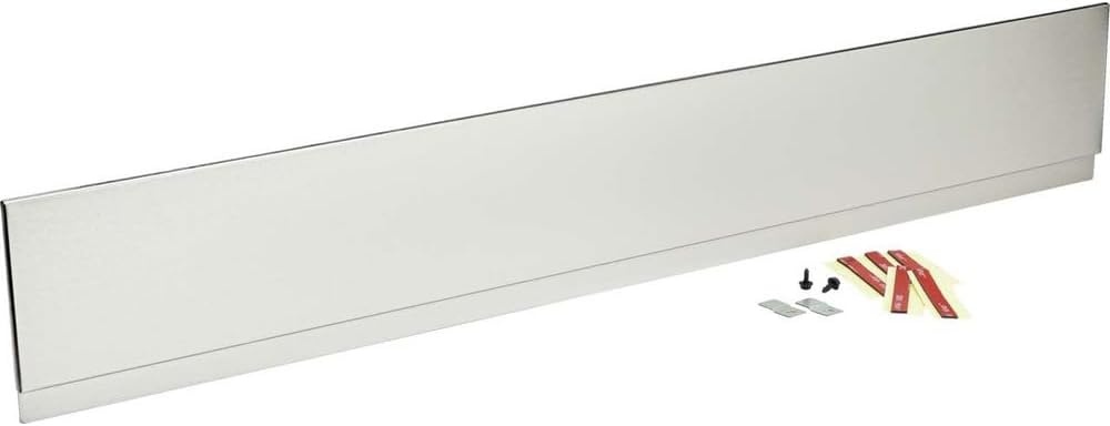 image:imageFrigidaire 11NBBKGDSS Front Control Freestanding Range Universal Backguard Stainless Steel Backsplash GuardStainless Steel