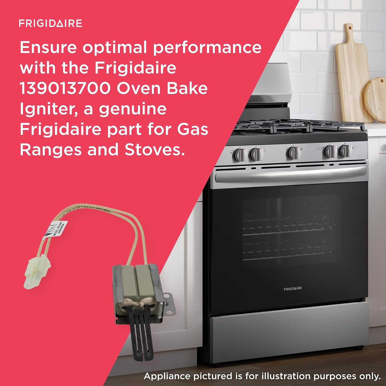 image:imageFrigidaire 139013700 Oven Bake Igniter for Gas Ranges and Stoves