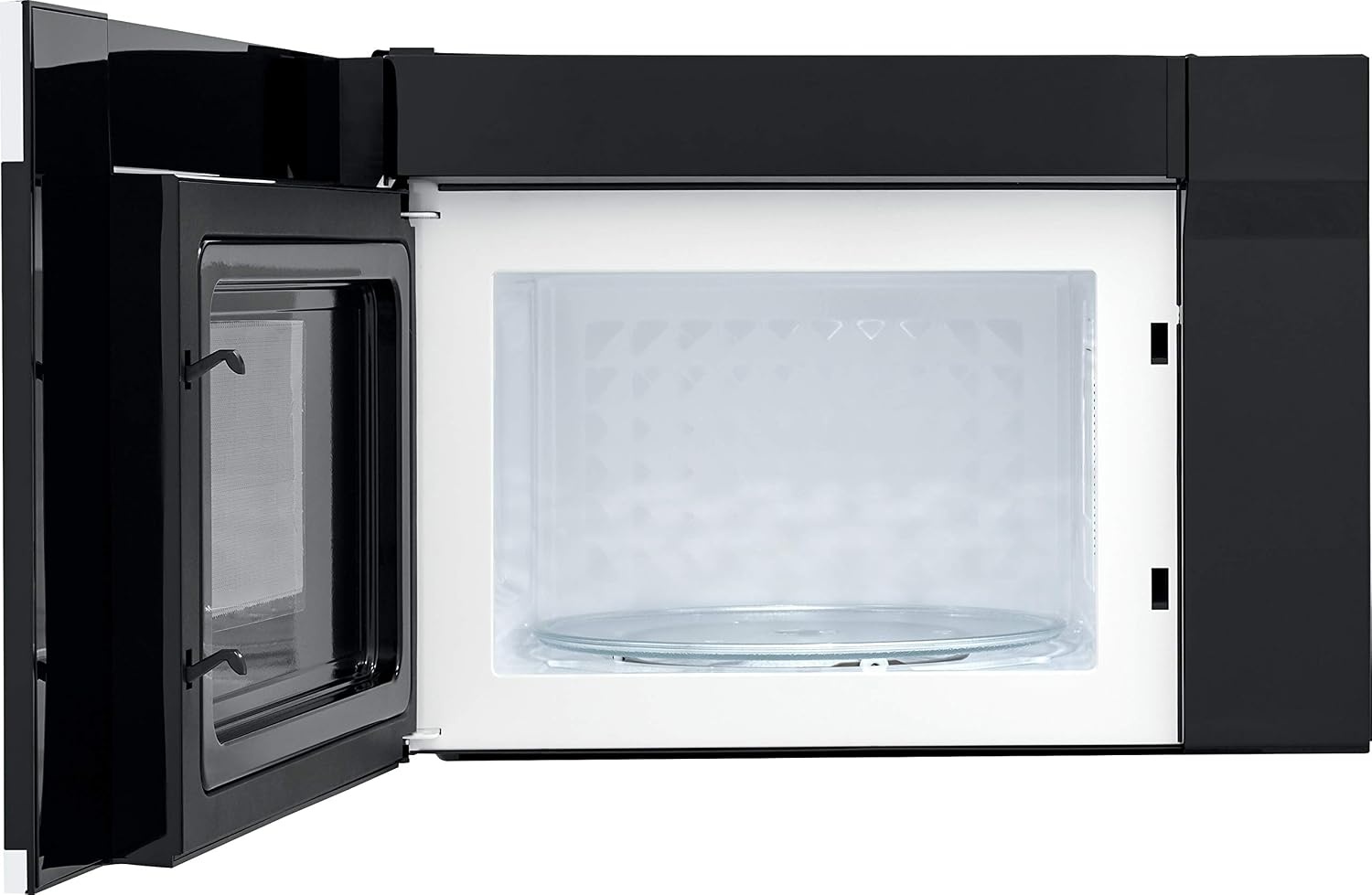 image:imageFrigidaire 14 Cu Ft Compact OvertheRange Microwave in White with Automatic Sensor CookingWhite