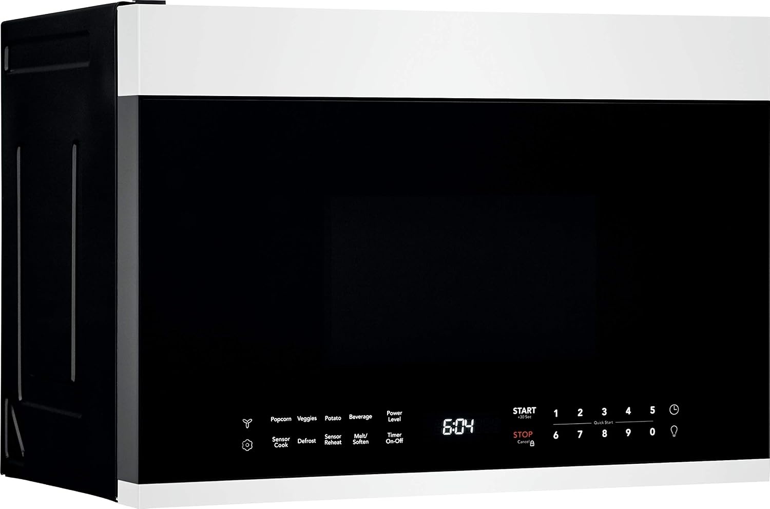 image:imageFrigidaire 14 Cu Ft Compact OvertheRange Microwave in White with Automatic Sensor CookingWhite