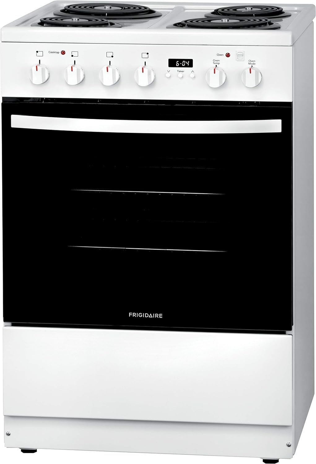 image:imageFrigidaire 24 in 19 Cu Ft Electric Range in Stainless Steel with Hidden Bake ADA CompliantWhite