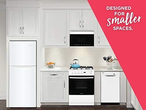 image:imageFrigidaire 24 in 19 Cu Ft Gas Range in Stainless Steel with Continuous Cast Iron Grates ADA CompliantWhite