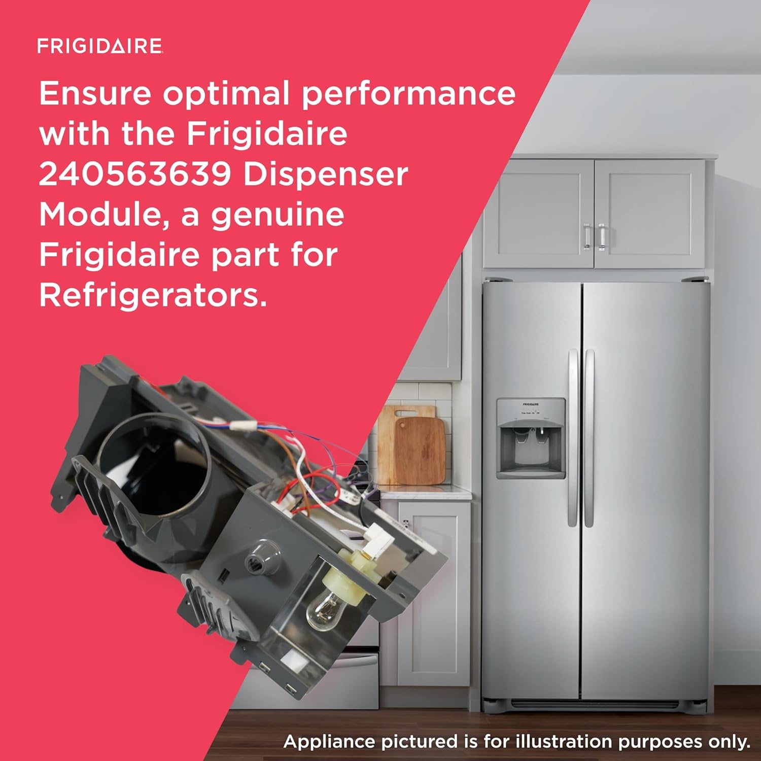 image:imageFrigidaire 240563639 Dispenser for Refrigerators Gray