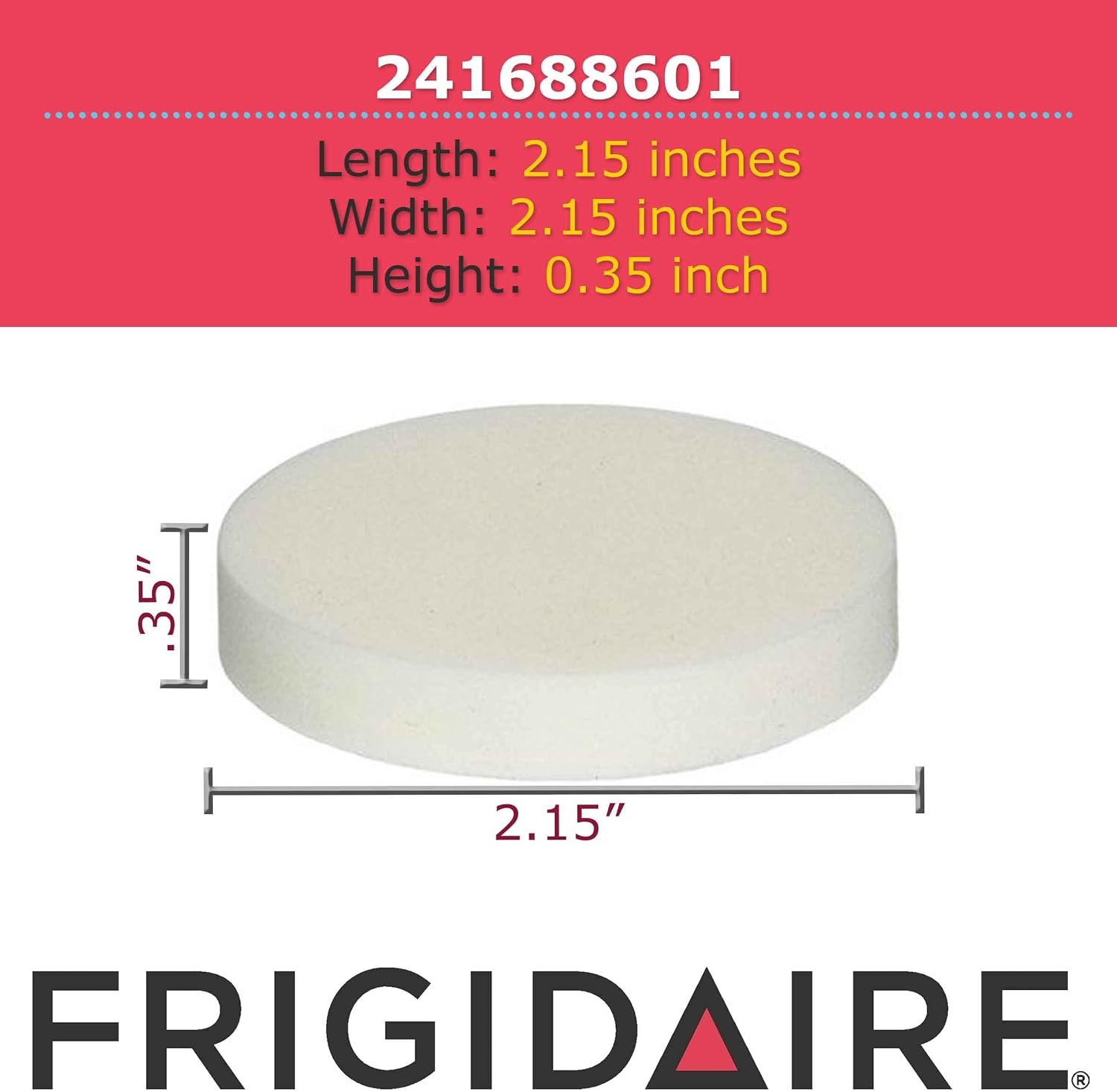 image:imageFrigidaire 241688601 Door Insulation for Refrigerators White