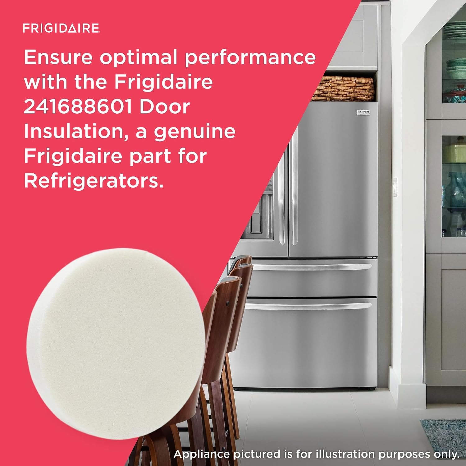 image:imageFrigidaire 241688601 Door Insulation for Refrigerators White