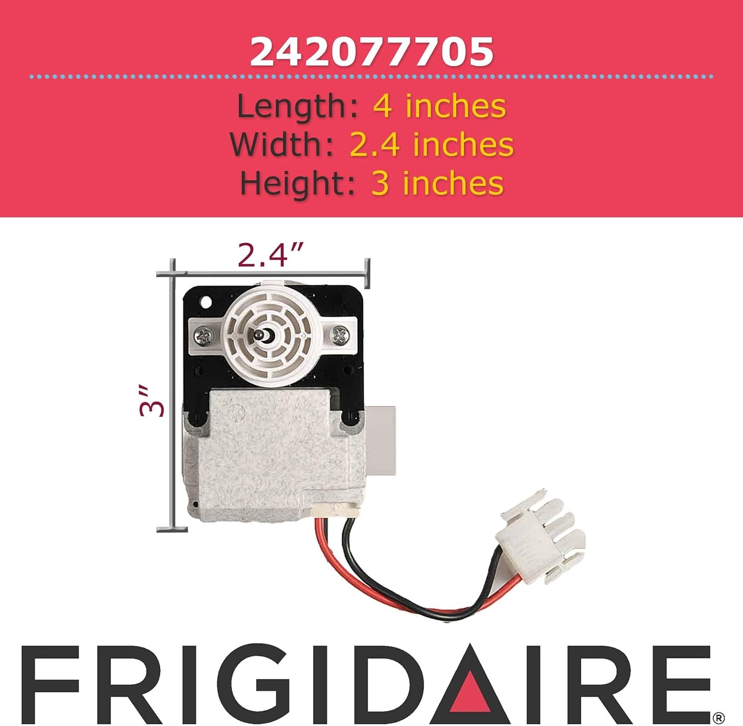 image:imageFrigidaire 242077705 Evaporator Fan Motor for Refrigerators