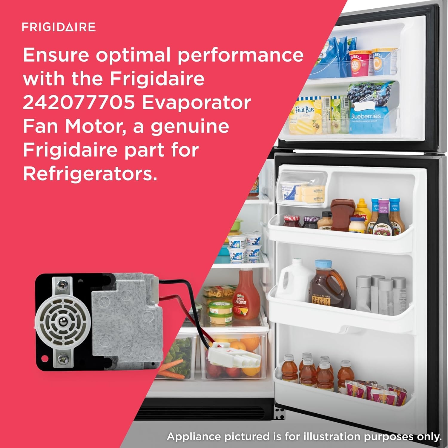 image:imageFrigidaire 242077705 Evaporator Fan Motor for Refrigerators