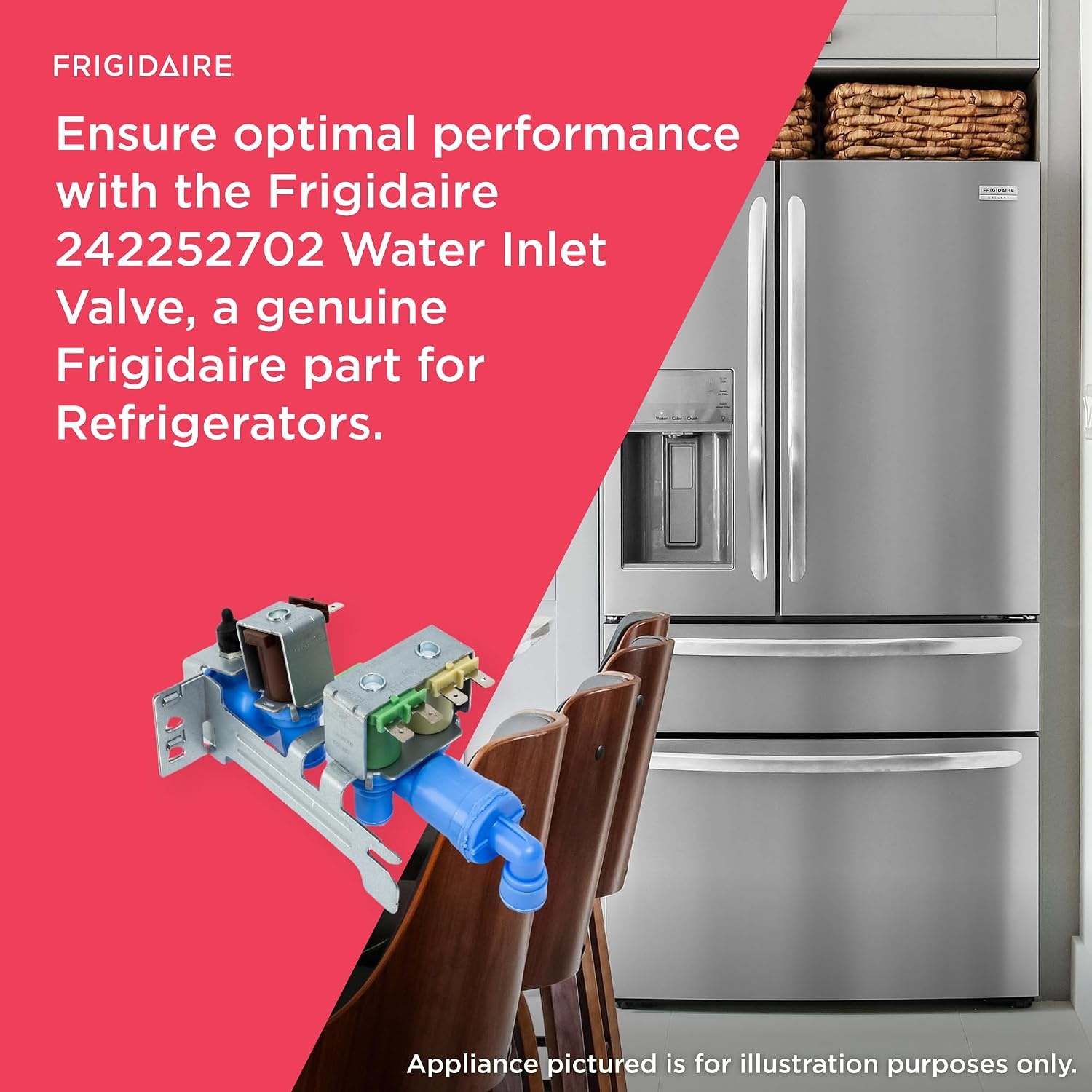 image:imageFrigidaire 242252702 Water Inlet Valve for Refrigerators