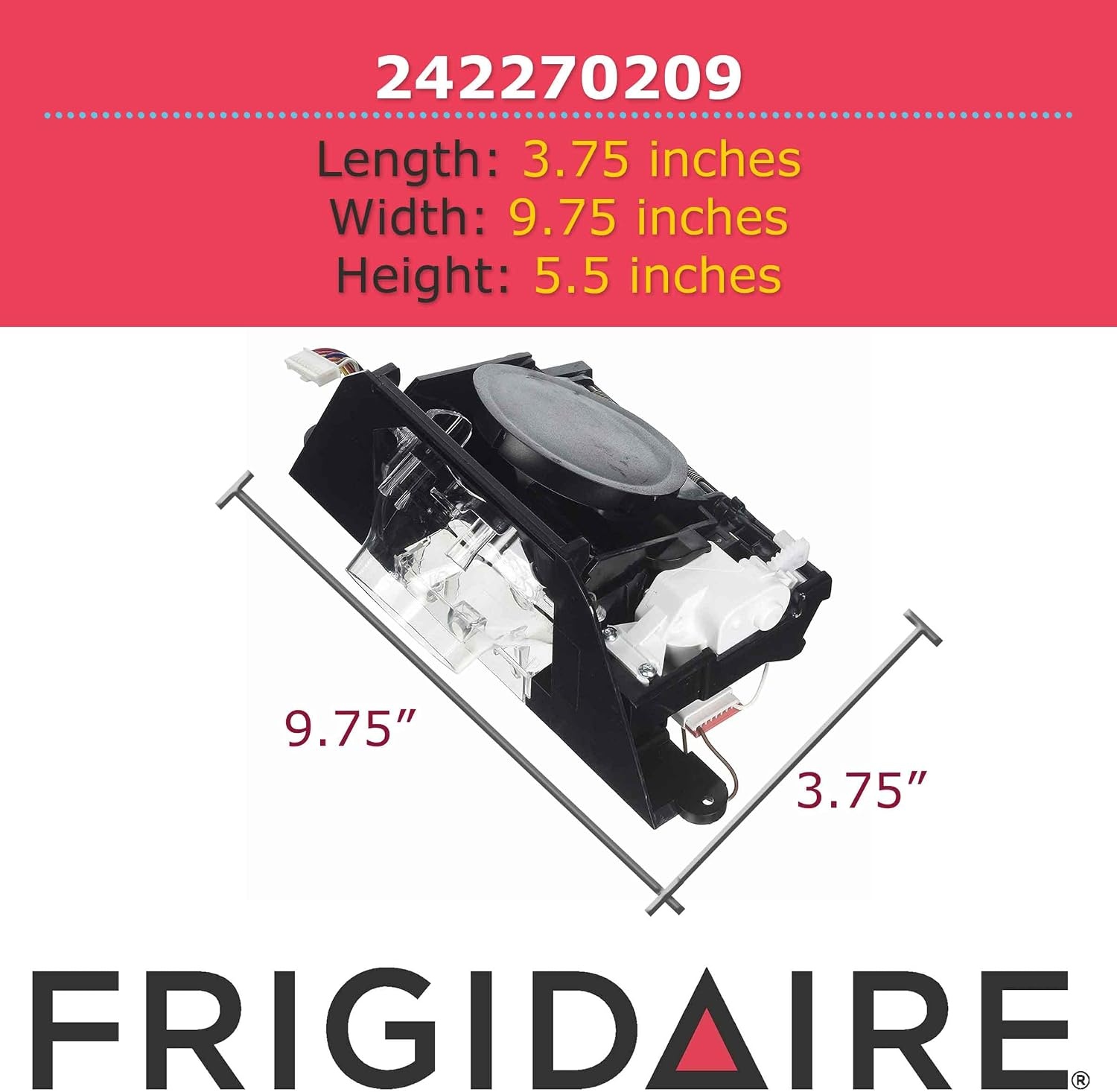 image:imageFrigidaire 242270209 Ice and Water Dispenser for Refrigerators