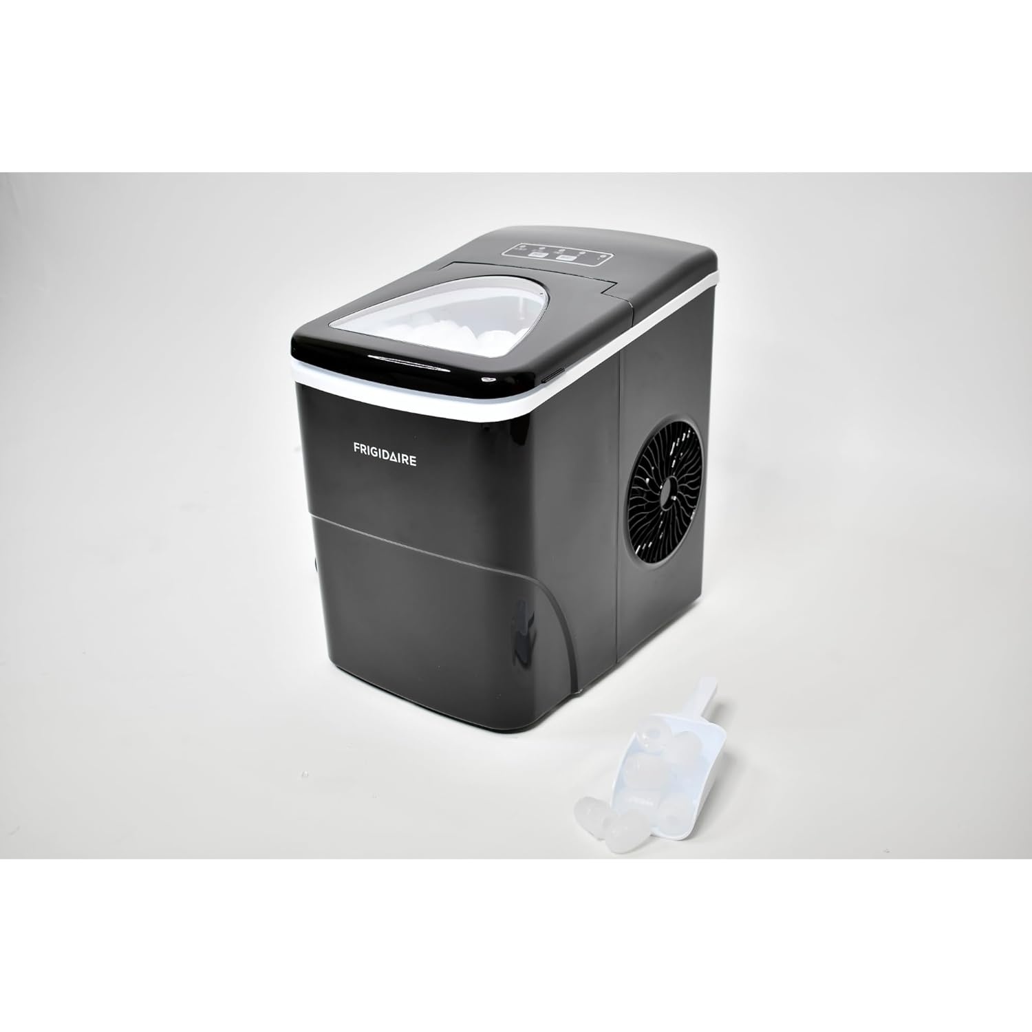 image:imageFrigidaire 26 Lbs Portable Compact Icemaker Ice Making Machine Black White MediumBlack