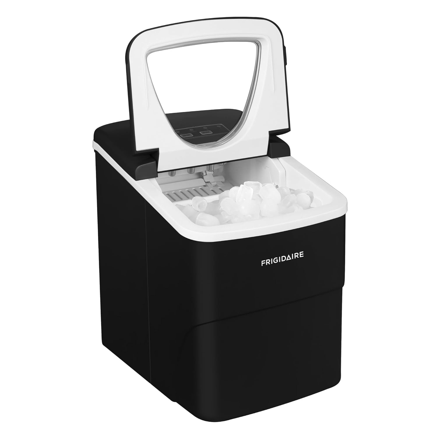 image:imageFrigidaire 26 Lbs Portable Compact Icemaker Ice Making Machine Black White MediumBlack