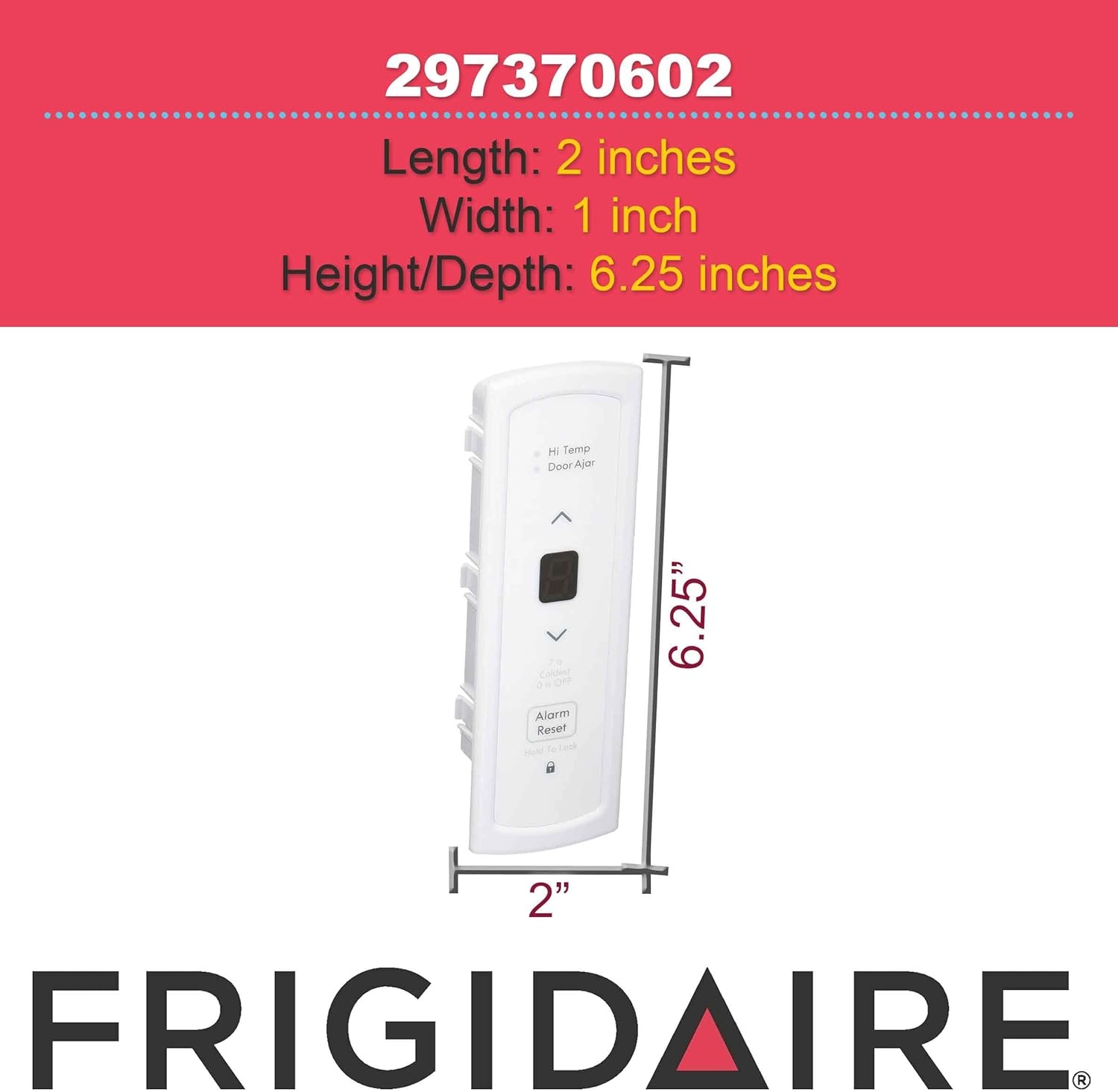 image:imageFrigidaire 297370602 Main Control Board for Freezers White