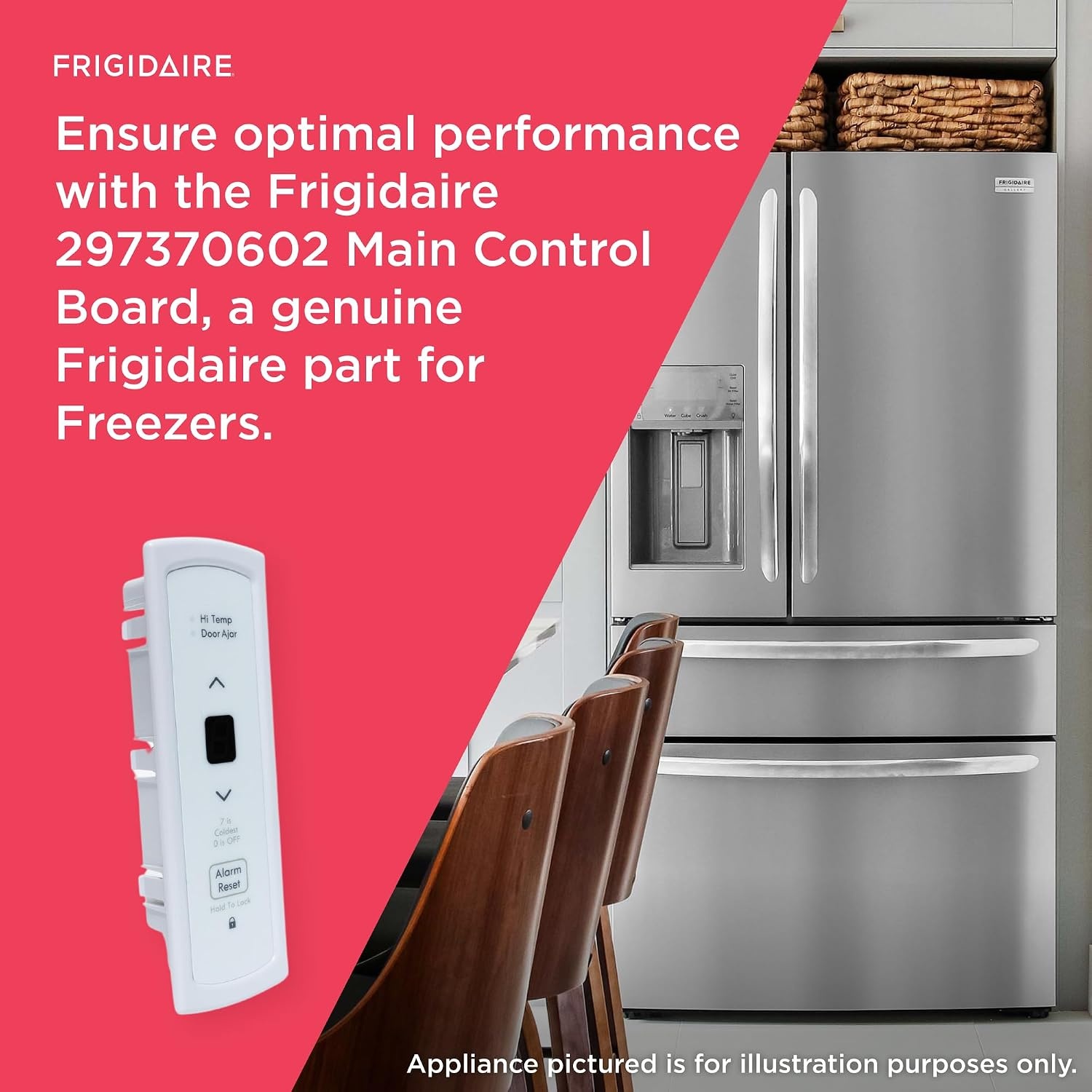 image:imageFrigidaire 297370602 Main Control Board for Freezers White