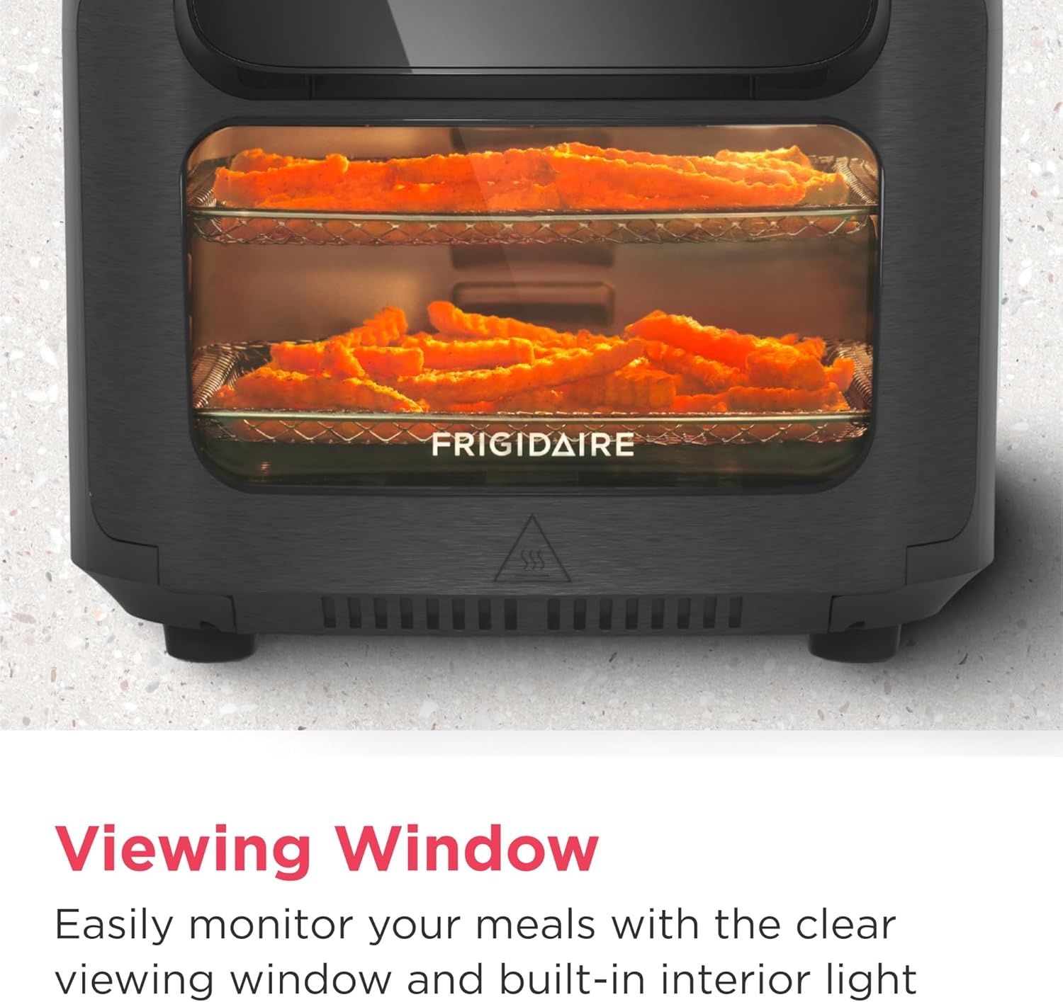 image:imageFrigidaire 3in1 Air Fryer Large 53 QT Capacity Digital Display 3 Cooking Modes 5 Recipe Presets Automatic Shake Reminder PFASFree Cooking Surfaces Black51 Air Fryer
