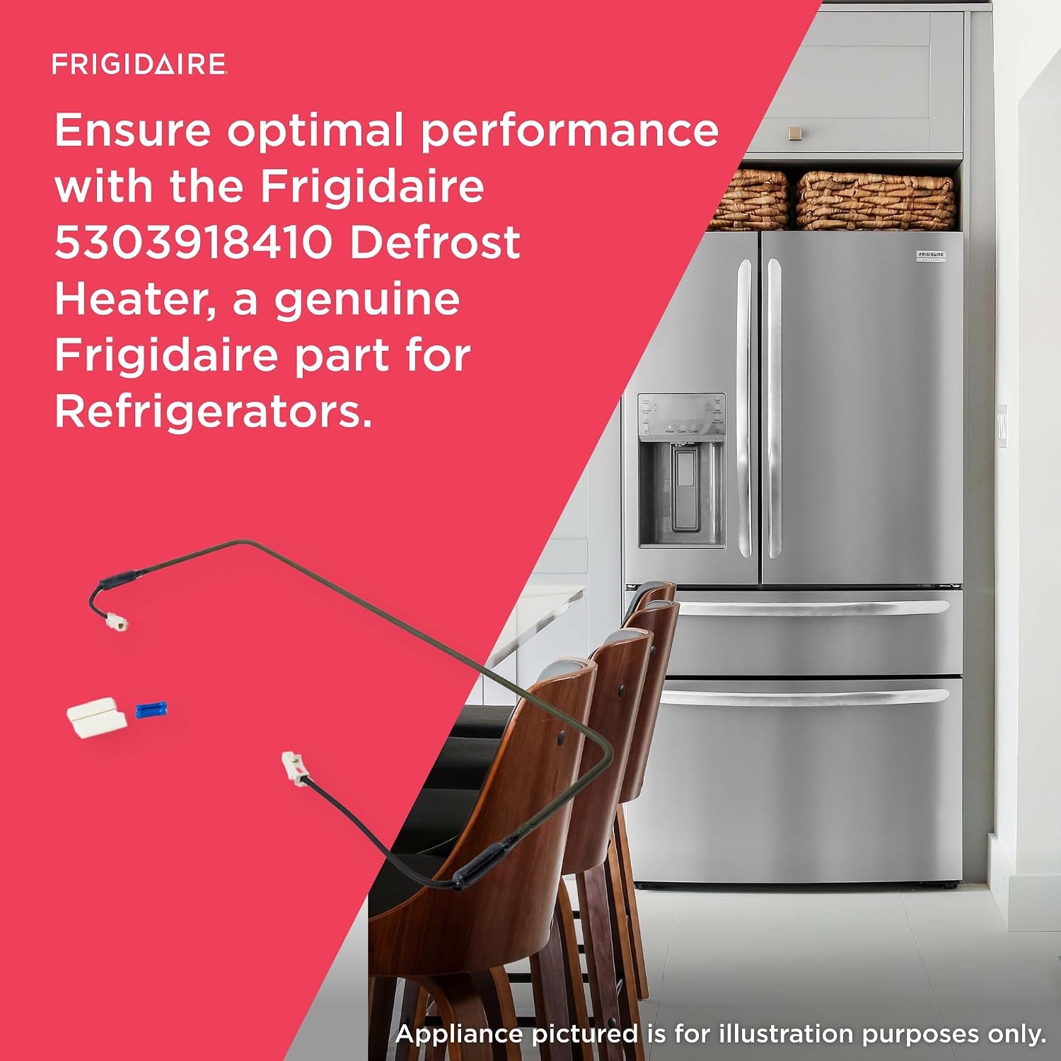 image:imageFrigidaire 5303918410 Defrost Heater for Refrigerators