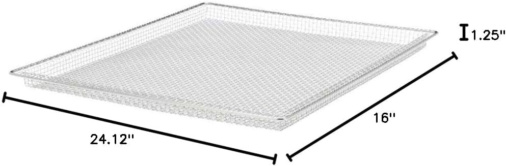 image:imageFrigidaire AIRFRYTRAY Ready Cook Oven Insert Silver Basket 184 x 153 x 08 Rack 241 x 153 152 ounces Compatible Only with select models listedOven Insert