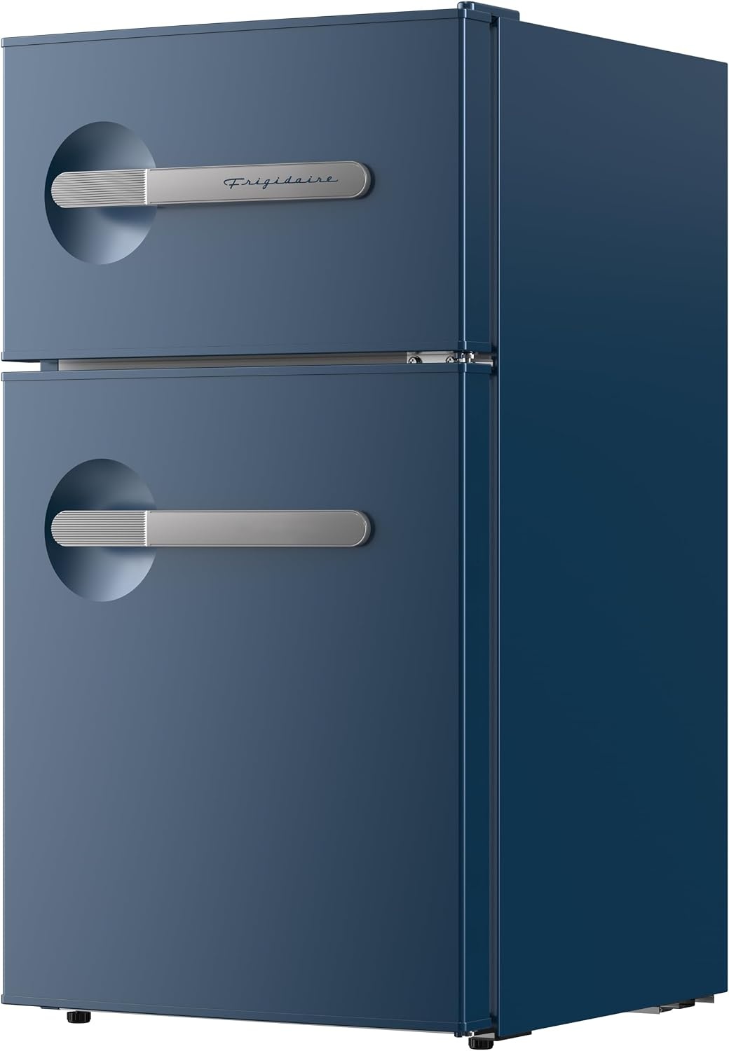 image:imageFrigidaire EFR3A1 Compact Small TopFreezer Refrigerator Stainless Steel Mini Bar Fridge Platinum Series2126 D x 1783 W x 335 H 32 cu ft Double DoorBlue