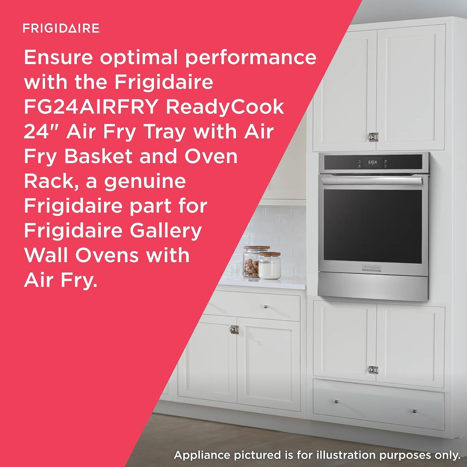 image:imageFrigidaire FRIGPEREAFT ReadyCook 30 Air Fry Tray with Air Fry Basket and Oven Rack for Frigidaire Ranges and Wall OvensFor 24 Oven