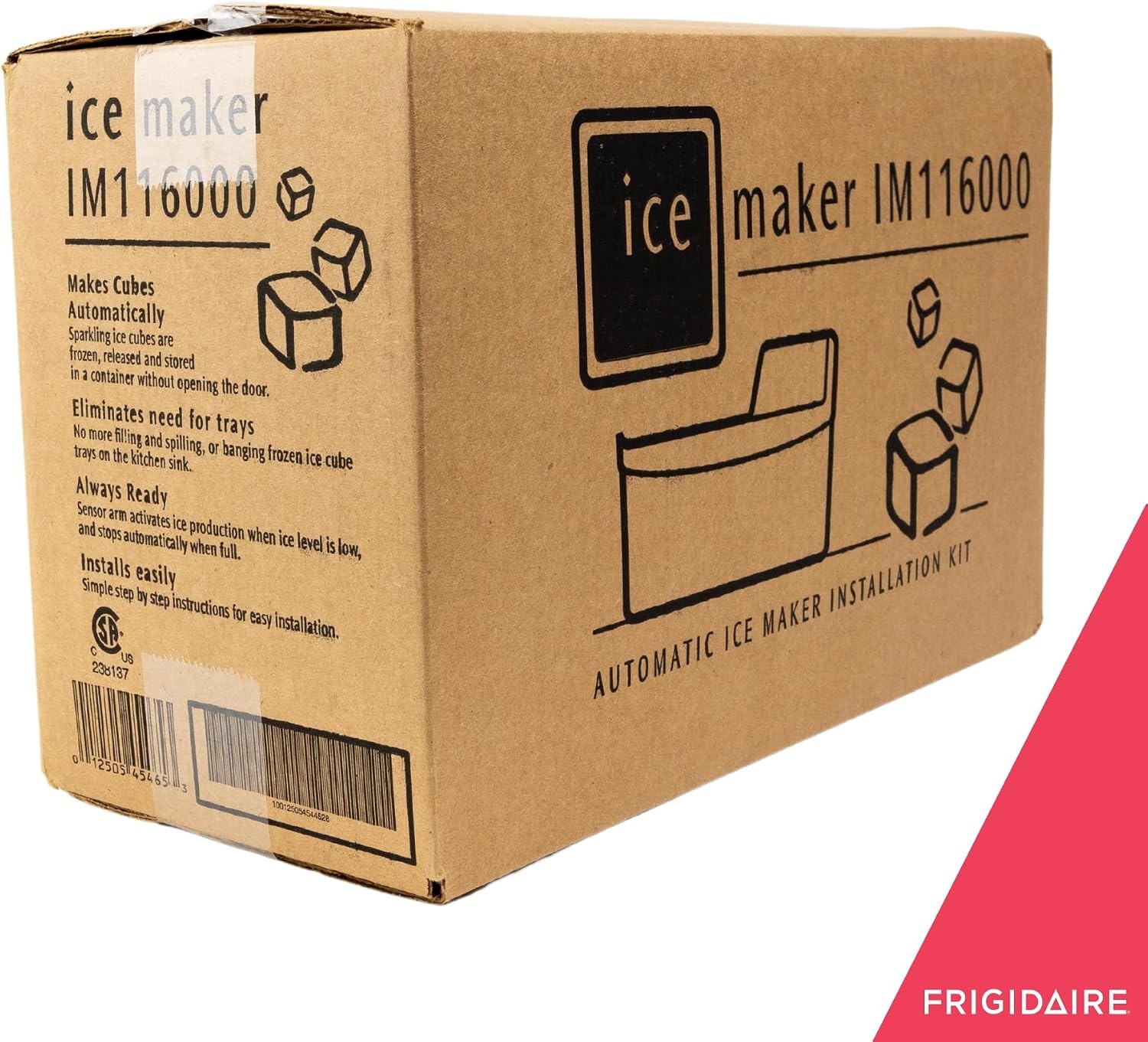 image:imageFrigidaire IM116000 Ice Maker Assembly Kit for Refrigerators White
