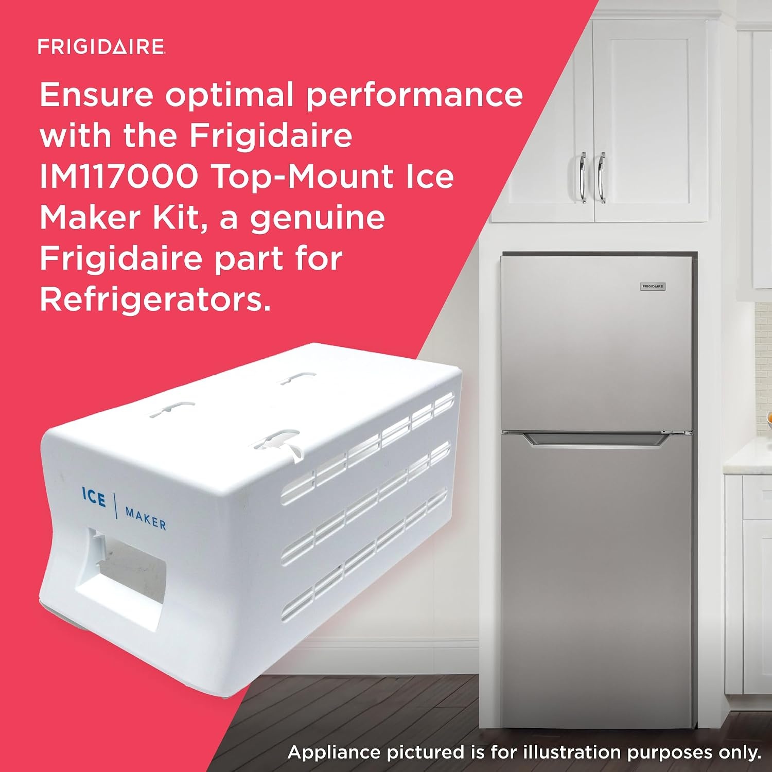 image:imageFrigidaire IM117000 TopMount Ice Maker Kit for Refrigerators White