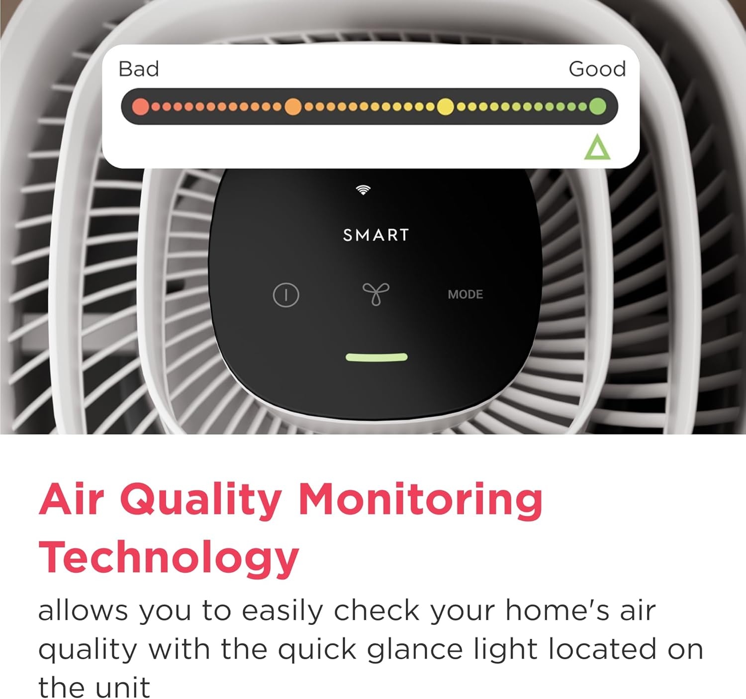 image:imageFrigidaire PureA300 HEPA Air Purifier with WiFi for Small Bedrooms Covers up to 850 Sq Ft 3Stage Filtration Energy Star Certification Air Quality Monitoring Smart Mode Ultra Quiet White850 Square Feet