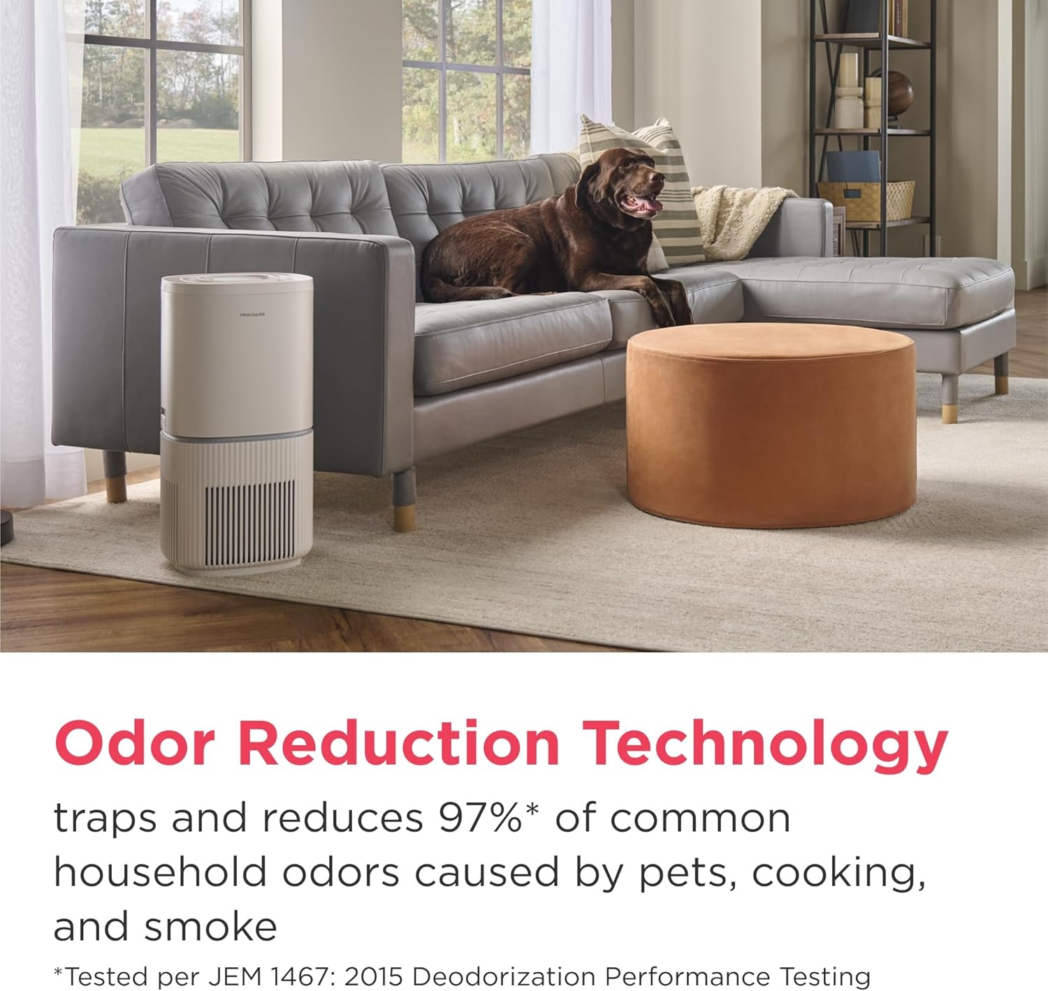 image:imageFrigidaire PureA300 HEPA Air Purifier with WiFi for Small Bedrooms Covers up to 850 Sq Ft 3Stage Filtration Energy Star Certification Air Quality Monitoring Smart Mode Ultra Quiet White1685 Square Feet Wifi
