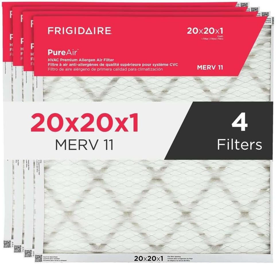 image:imageFrigidaire PureAir 16 x 20 x 1 MERV 8 Allergen Air Filter 2 Pack20 x 20 x 1