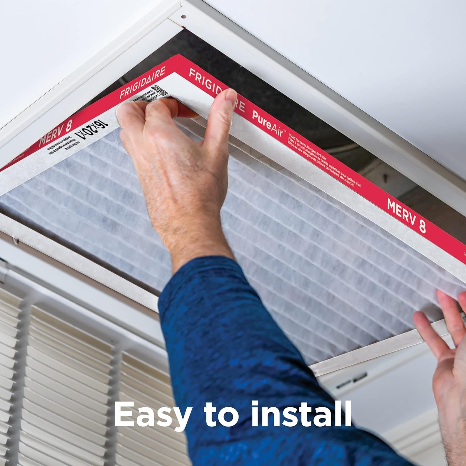 image:imageFrigidaire PureAir 16 x 20 x 1 MERV 8 Allergen Air Filter 2 Pack20 x 25 x 1