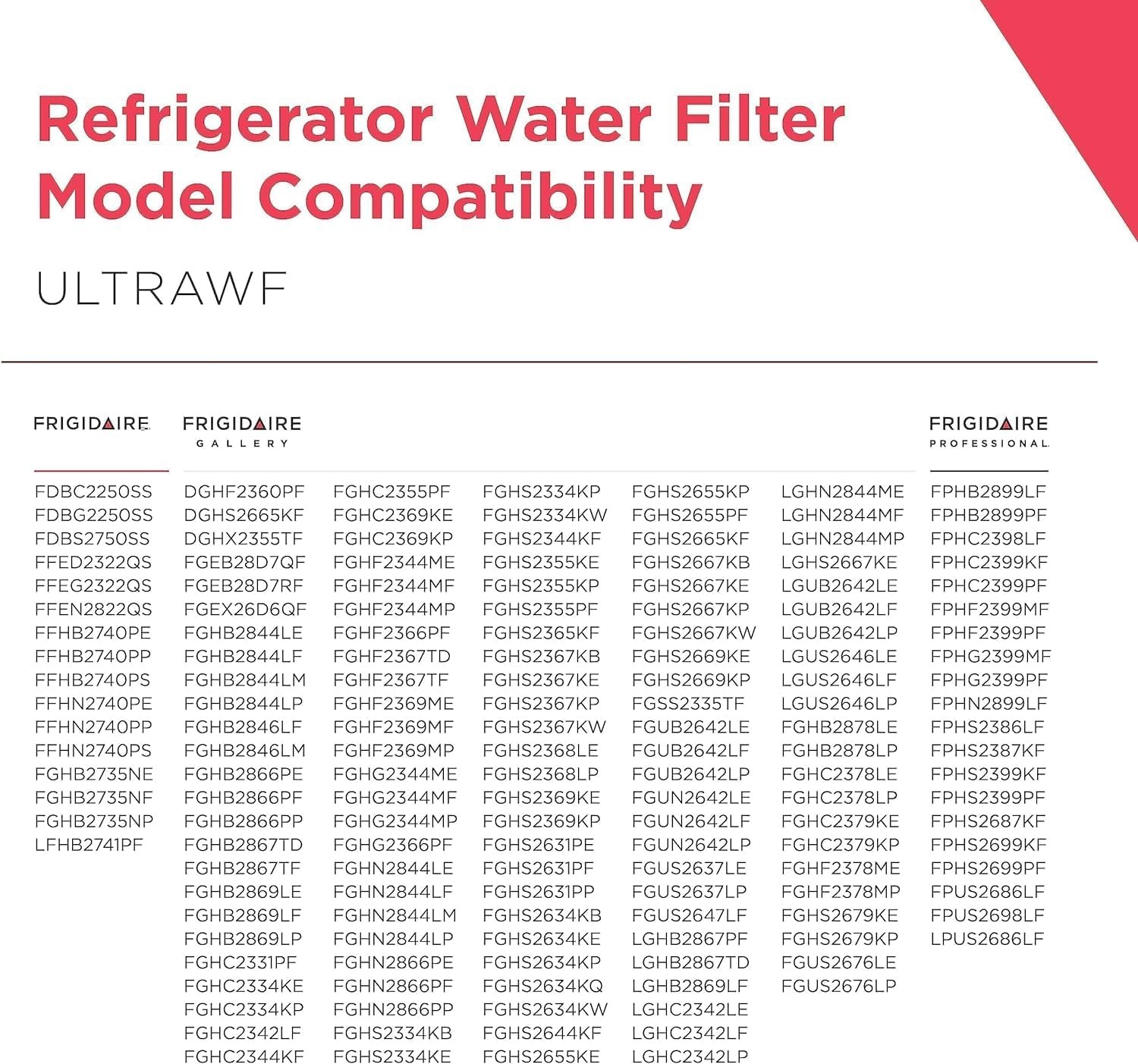 image:imageFrigidaire ULTRAWF PureSource Ultra Refrigerator Water Filter Replacement Set of 2