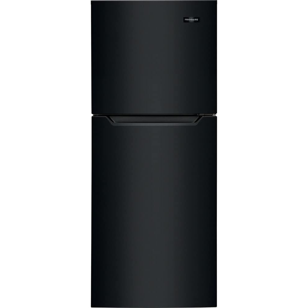 image:imageFrigidaire 116 Cu Ft Compact ADA Top Freezer Refrigerator in Brushed Steel with Electronic Control Panel Reversible Door Swing ENERGY STARBlack