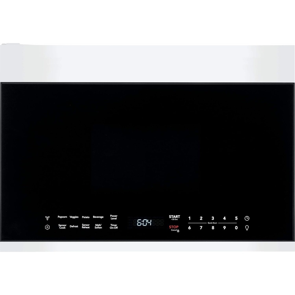 image:imageFrigidaire 14 Cu Ft Compact OvertheRange Microwave in White with Automatic Sensor CookingWhite