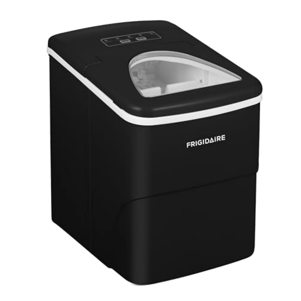 image:imageFrigidaire 26 Lbs Portable Compact Icemaker Ice Making Machine Black White MediumBlack
