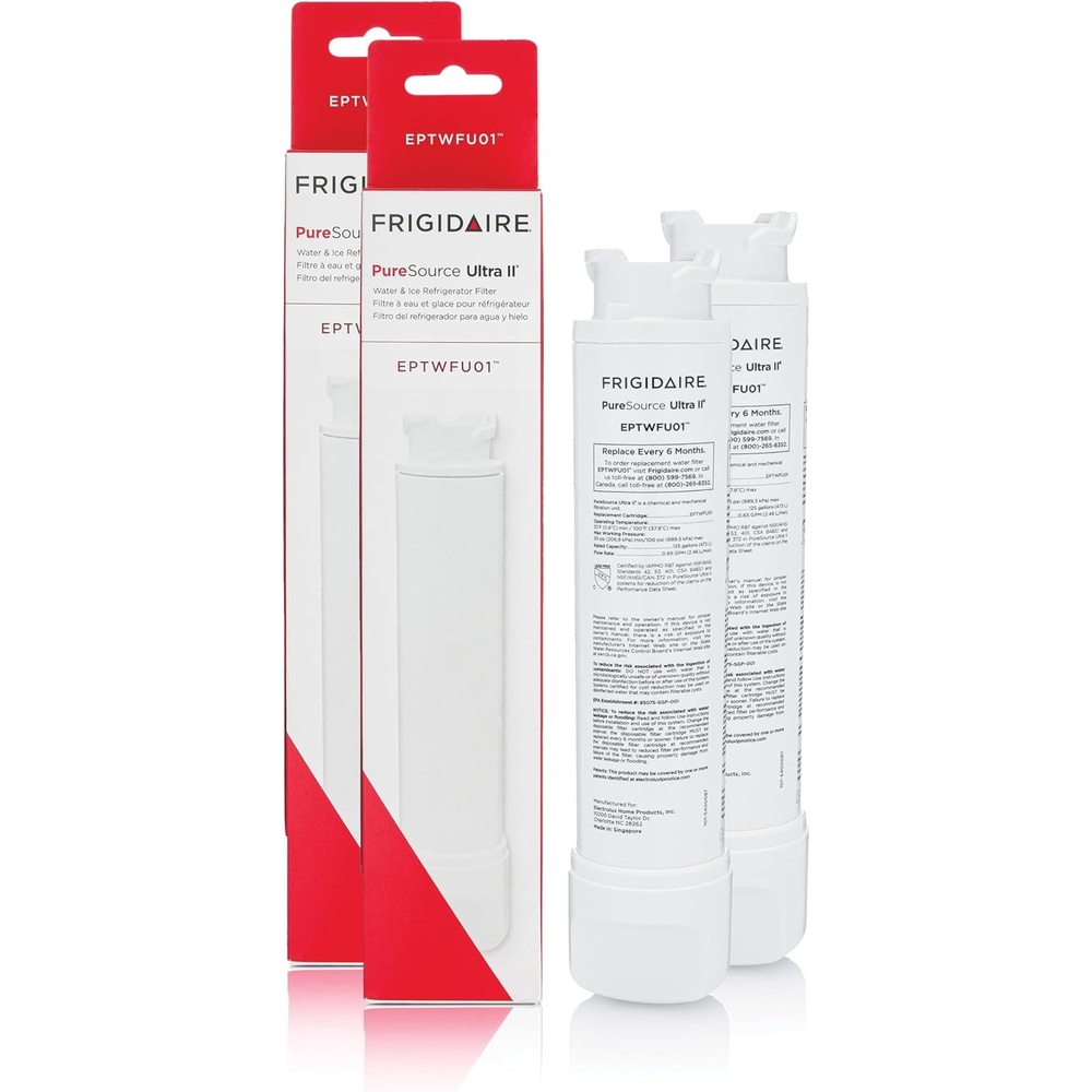 image:imageFrigidaire EPTWFU01 PureSource Ultra II Refrigerator Water Filter Replacement Set of 2
