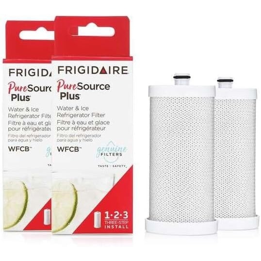 image:imageFrigidaire WFCB PureSource Plus Refrigerator Water Filter Replacement Set of 2WFCB 2 Pack
