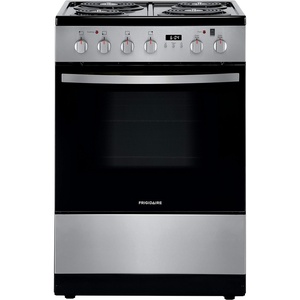 Frigidaire 24 in. 1.9 Cu. Ft. Electric Range in Stainless Steel with Hidden Bake, ADA Compliant(Stainless Steel)