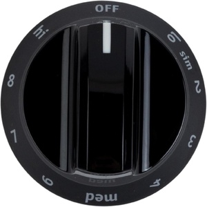Frigidaire 316544007 Stovetop Burner Knob for Electric Ranges and Stoves, Black