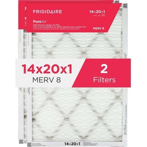 Frigidaire PureAir® 16″ x 20″ x 1″ MERV 8 Allergen Air Filter – 2 Pack(14 x 20 x 1)