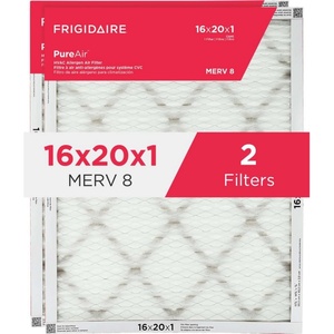 Frigidaire PureAir® 16″ x 20″ x 1″ MERV 8 Allergen Air Filter – 2 Pack(16 x 20 x 1)