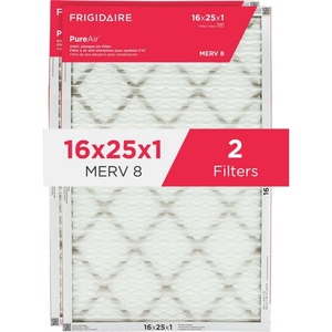 Frigidaire PureAir® 16″ x 20″ x 1″ MERV 8 Allergen Air Filter – 2 Pack(16 x 25 x 1)