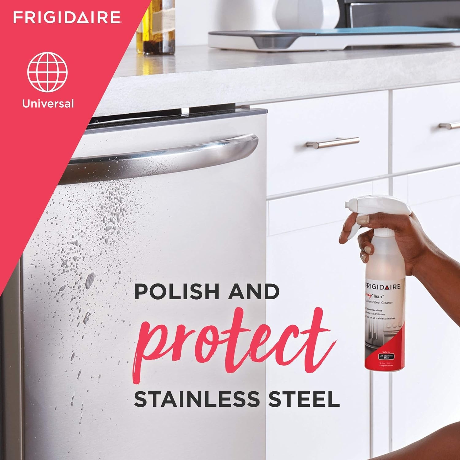 image:imageFRIGIDAIRE 5304508691 Ready Clean Stainless Steel Cleaner 12 OuncesStainless Steel Cleaner