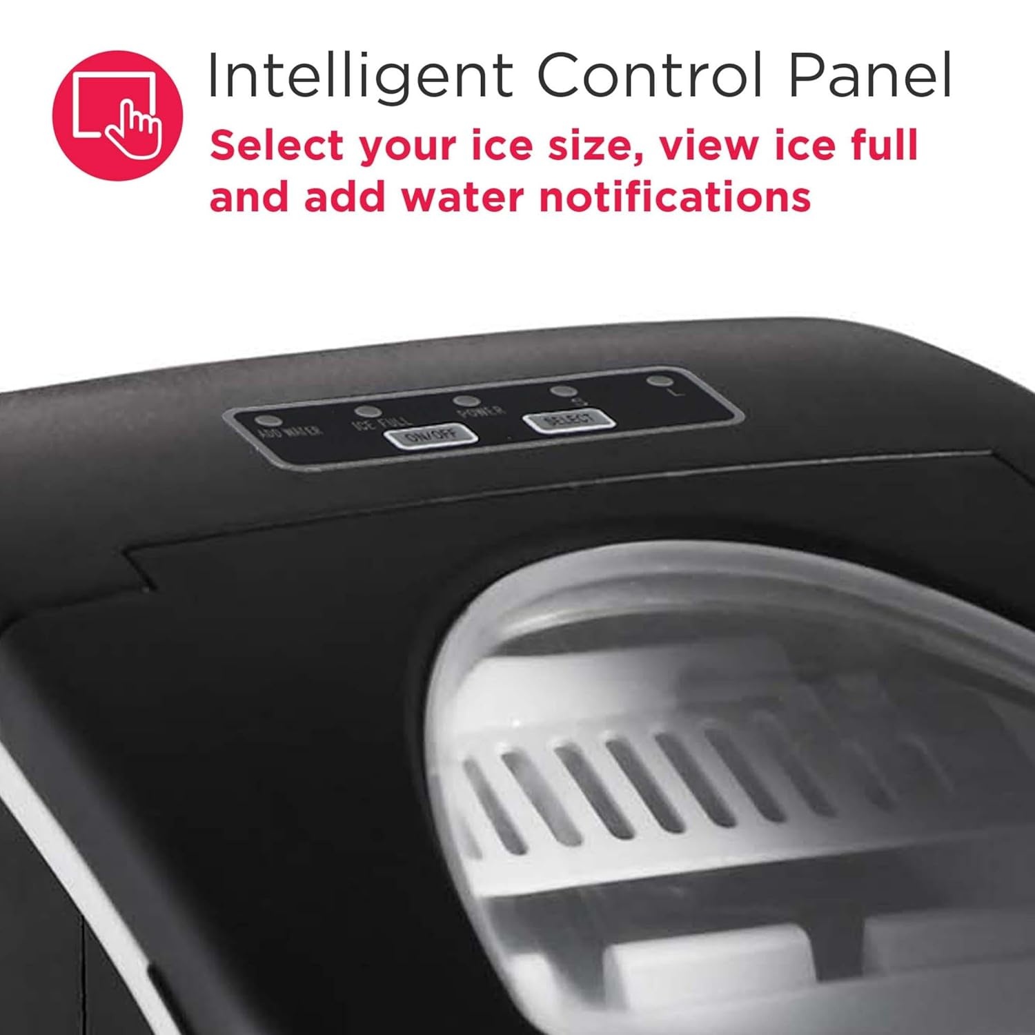 image:imageFRIGIDAIRE Portable Compact Ice Maker Counter Top Ice Making Machine 26lb per day WhiteBlack