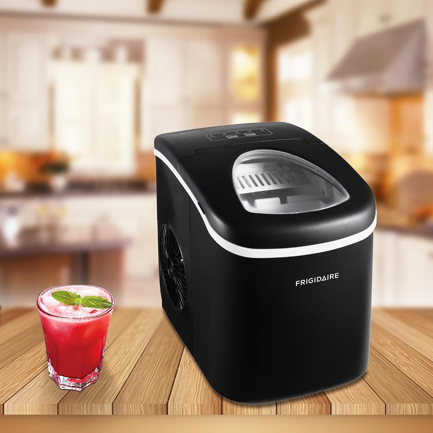 image:imageFRIGIDAIRE Portable Compact Ice Maker Counter Top Ice Making Machine 26lb per day WhiteBlack