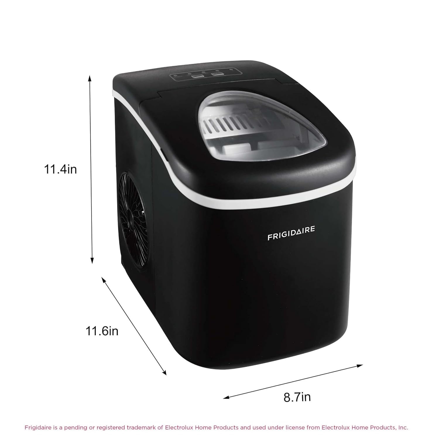 image:imageFRIGIDAIRE Portable Compact Ice Maker Counter Top Ice Making Machine 26lb per day WhiteBlack