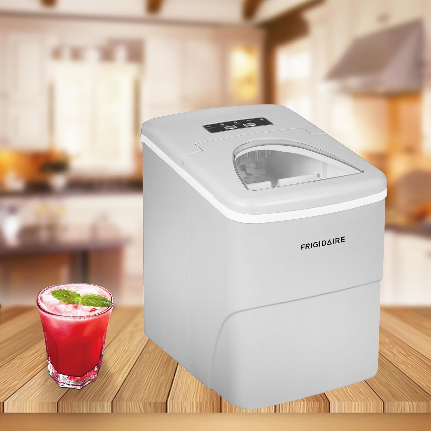 image:imageFRIGIDAIRE Portable Compact Ice Maker Counter Top Ice Making Machine 26lb per day WhiteSilver