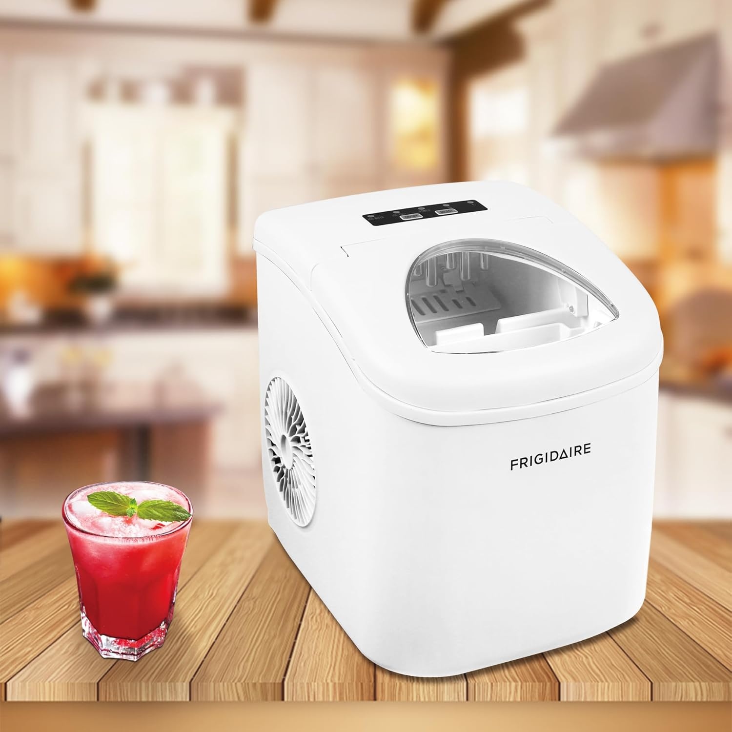 image:imageFRIGIDAIRE Portable Compact Ice Maker Counter Top Ice Making Machine 26lb per day WhiteWhite