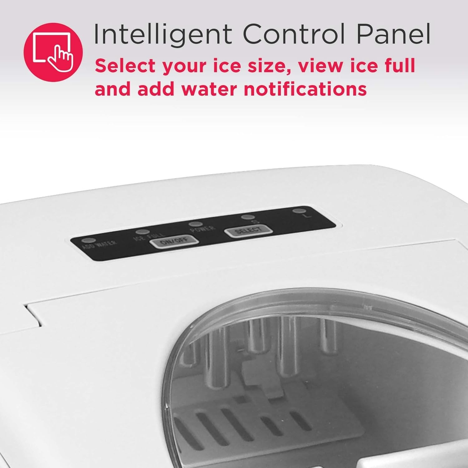 image:imageFRIGIDAIRE Portable Compact Ice Maker Counter Top Ice Making Machine 26lb per day WhiteWhite