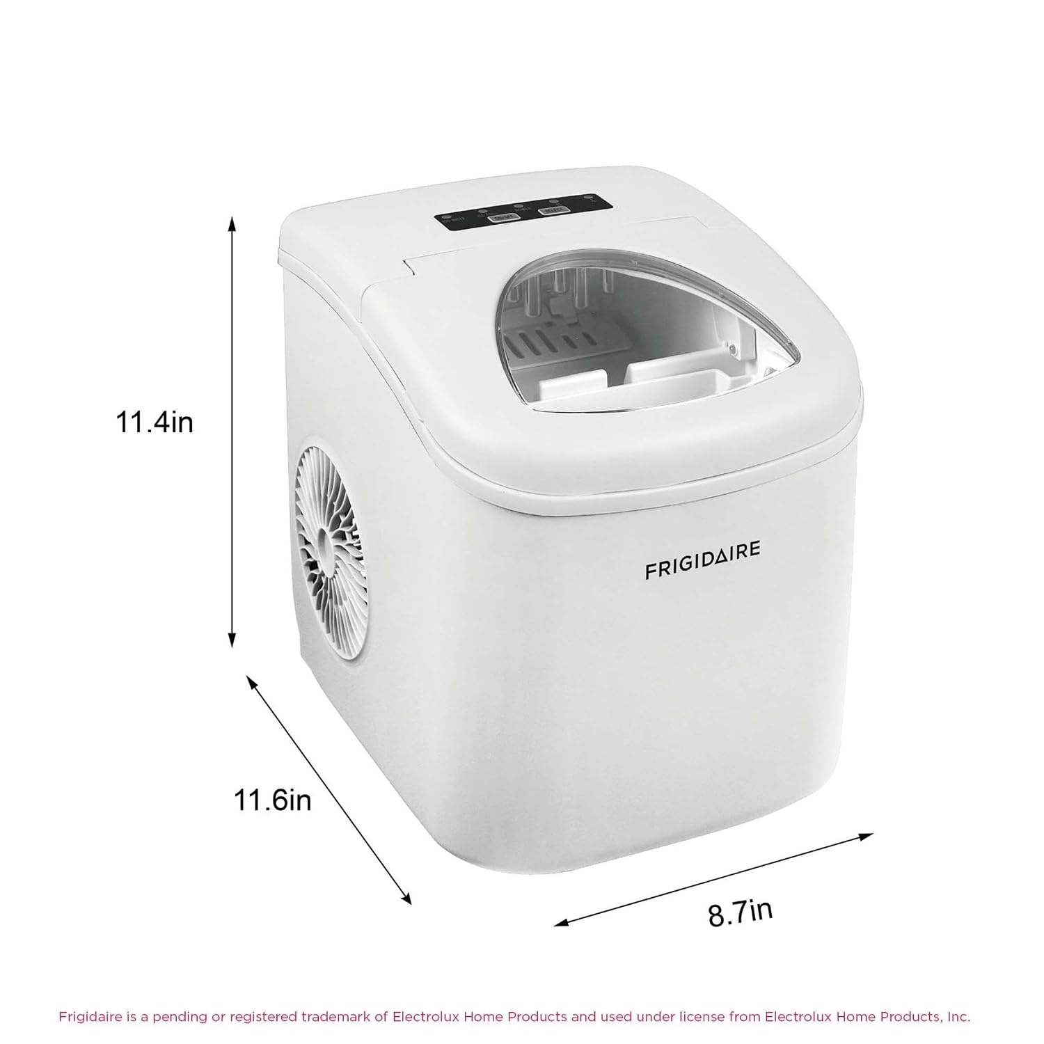 image:imageFRIGIDAIRE Portable Compact Ice Maker Counter Top Ice Making Machine 26lb per day WhiteWhite