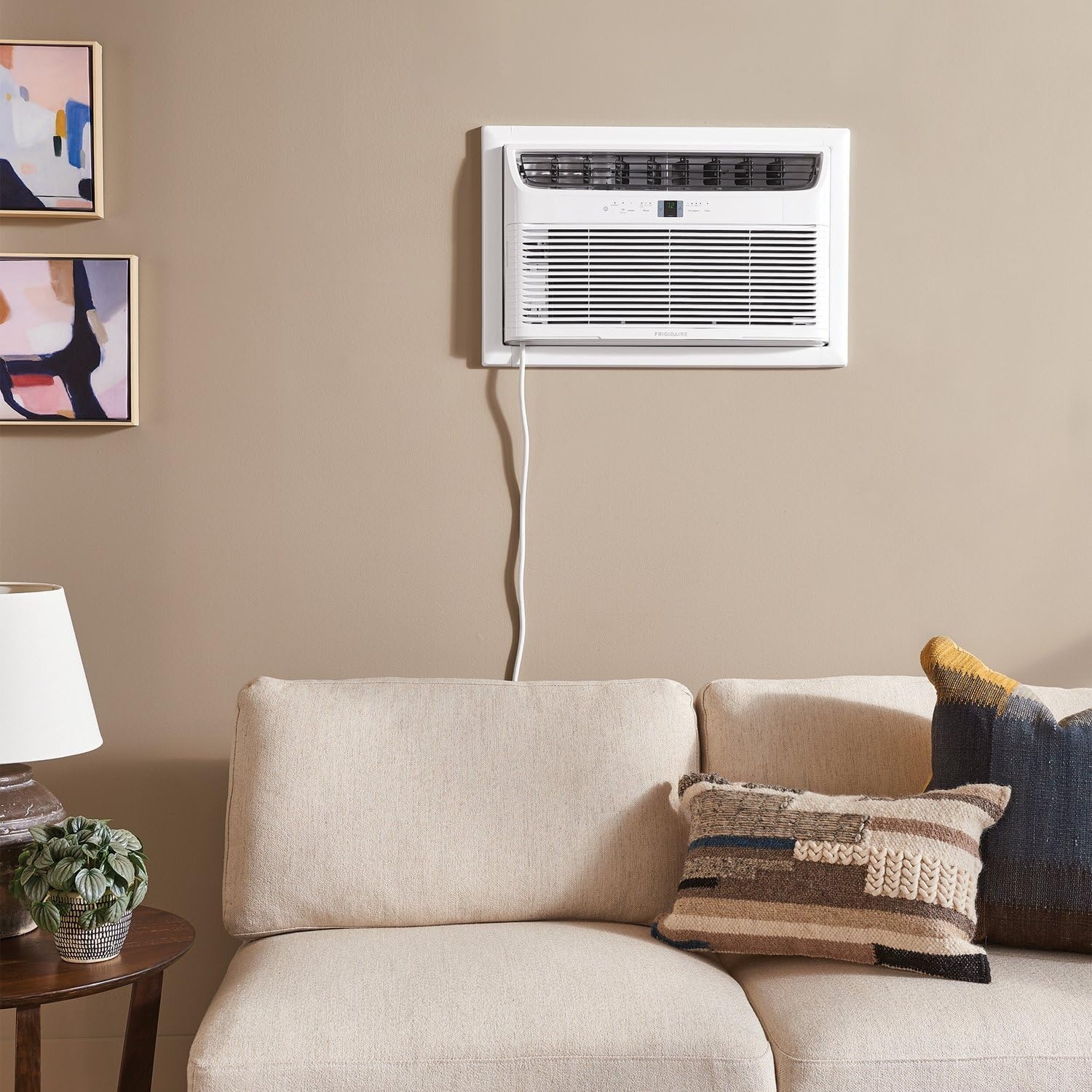 image:imageFrigidaire 115V 10000 BTU Smart Wall Air Conditioner with Dehumidifier Fan WiFi amp Remote Control Quiet Energy Efficient Wall Mounted AC Unit for Home Cooling Cools Small Rooms Up To 450 Sq Ft10 000