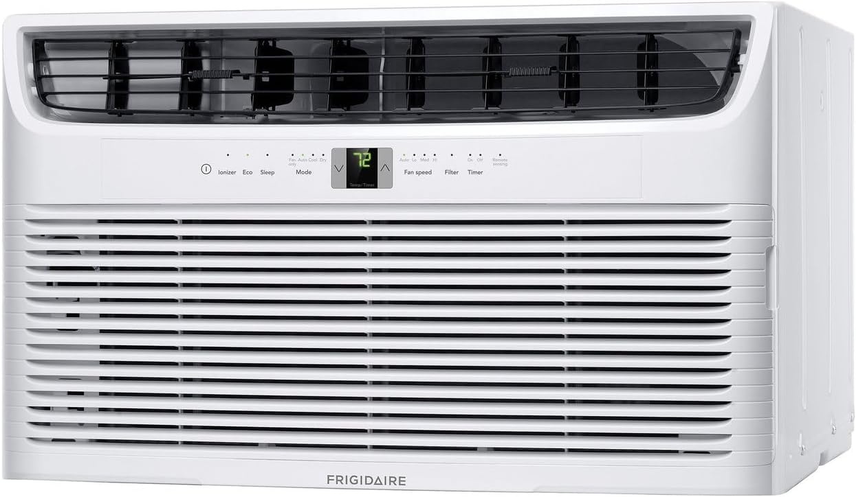 image:imageFrigidaire 115V 10000 BTU Smart Wall Air Conditioner with Dehumidifier Fan WiFi amp Remote Control Quiet Energy Efficient Wall Mounted AC Unit for Home Cooling Cools Small Rooms Up To 450 Sq Ft10 000