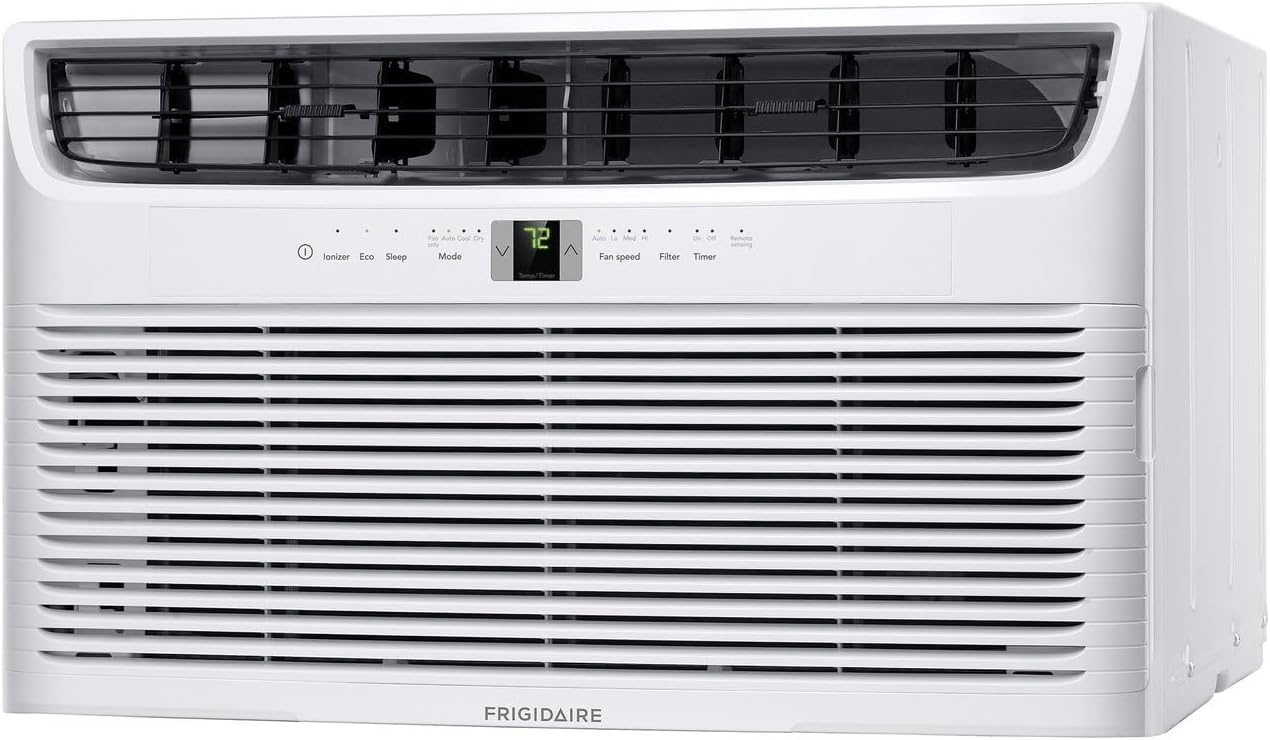 image:imageFrigidaire 115V 12000 BTU Wall Air Conditioner with Dehumidifier Fan amp Remote Control Quiet Energy Efficient Wall Mounted AC Unit for Home Cooling Cools Rooms Up To 550 Sq Ft
